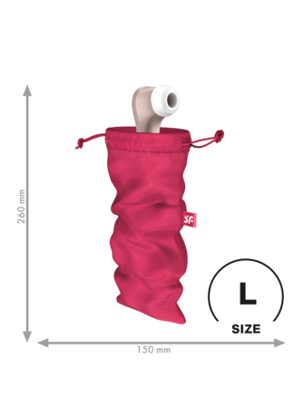 Sac de rangement sextoys rose taille L Treasure Bag Satisfyer - CC597884